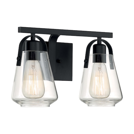 Nuvo Fixture, Vanity, 2-Light, Incandescent, 60W, 120V, A19, Medium Base, Width: 14.13 60/7102
